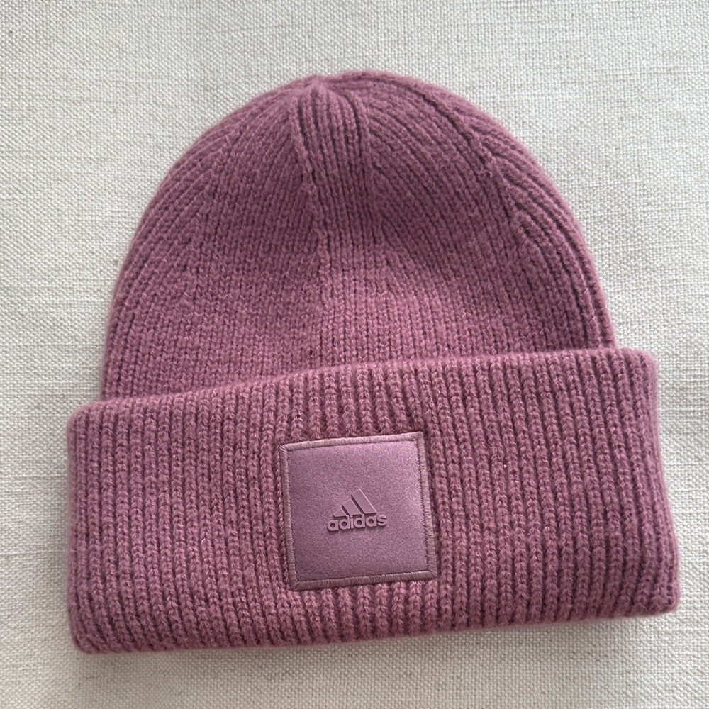 Adidas Women's Mauve Knit Beanie